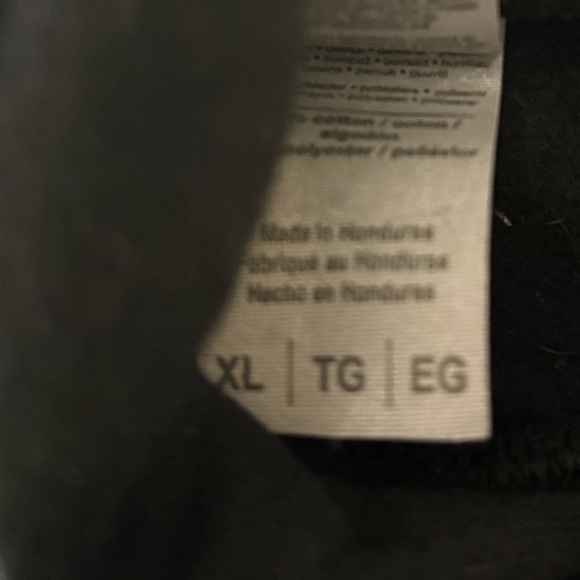 Rue21 Black Hoodie with Multicolor Text - Picture 7 of 7